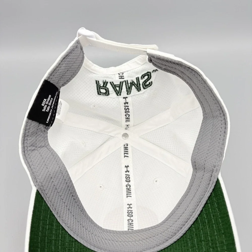 Under Armour ISO-Chill Colorado State Hat White Adjustable CSU Rams NCAA